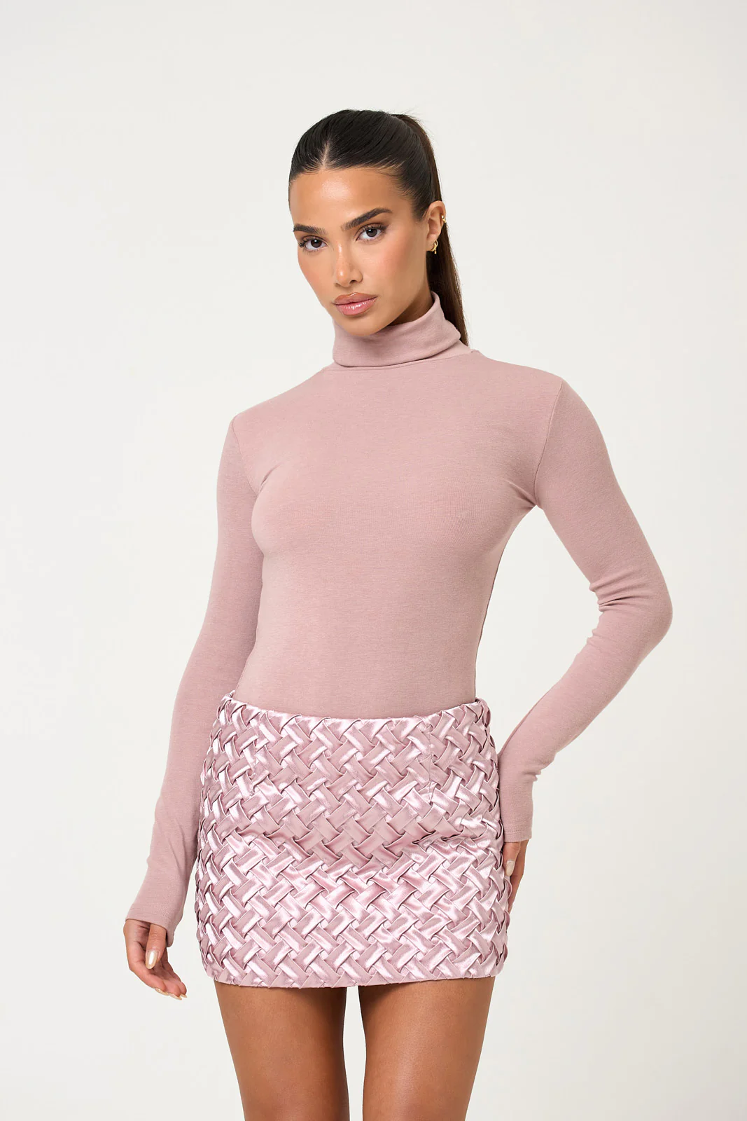 The high neck bodysuit - blush - Image 3
