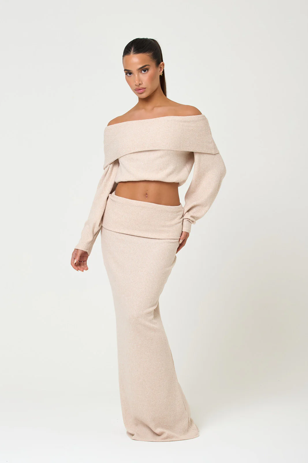 The serene knit top - cream - Image 4