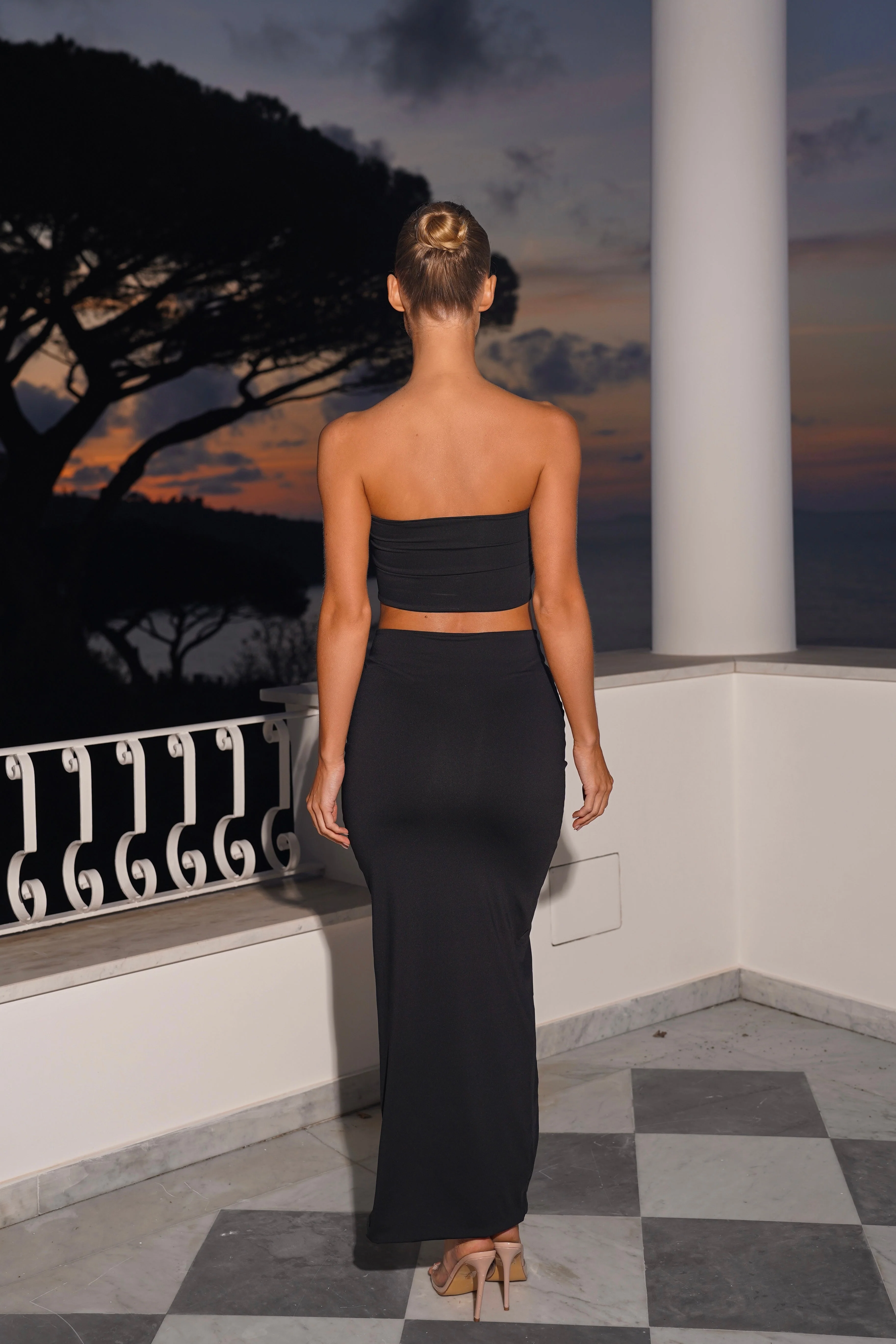 The twist bandeau top - black - Image 5